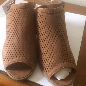 Girls Brown Heel Sandals